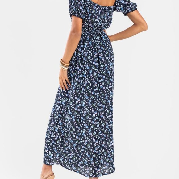 ROW A Floral Print Maxi Dress - Picture 2 of 9